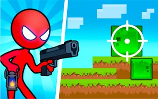 Image Red Stickman vs Monster School 2